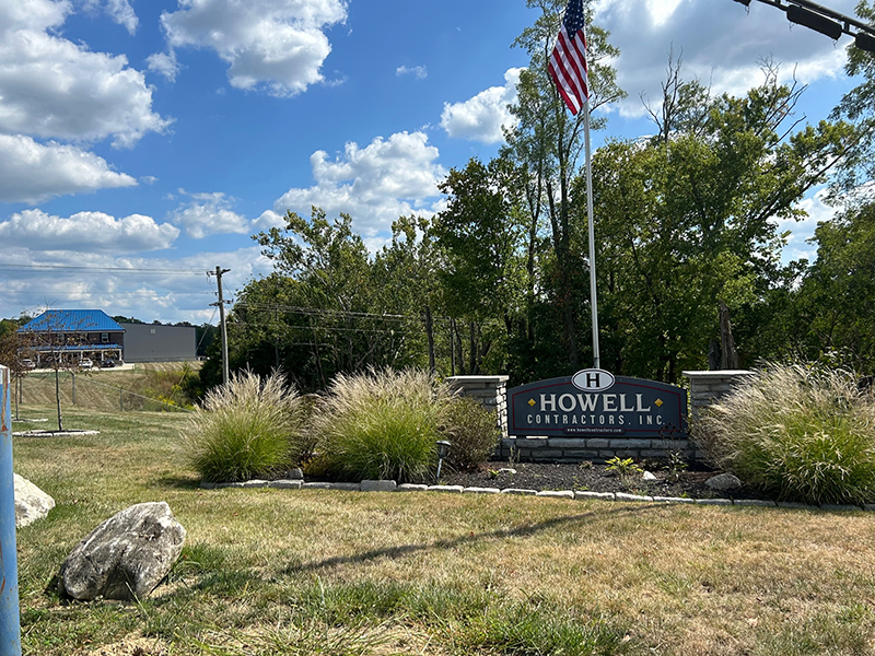 Howell Contractors Office Building Sign